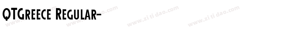 QTGreece Regular字体转换